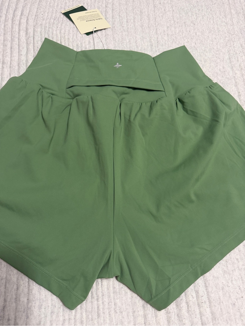 Halara High-Waist Olive Green Women’s Active Shorts - Picture 6 of 8